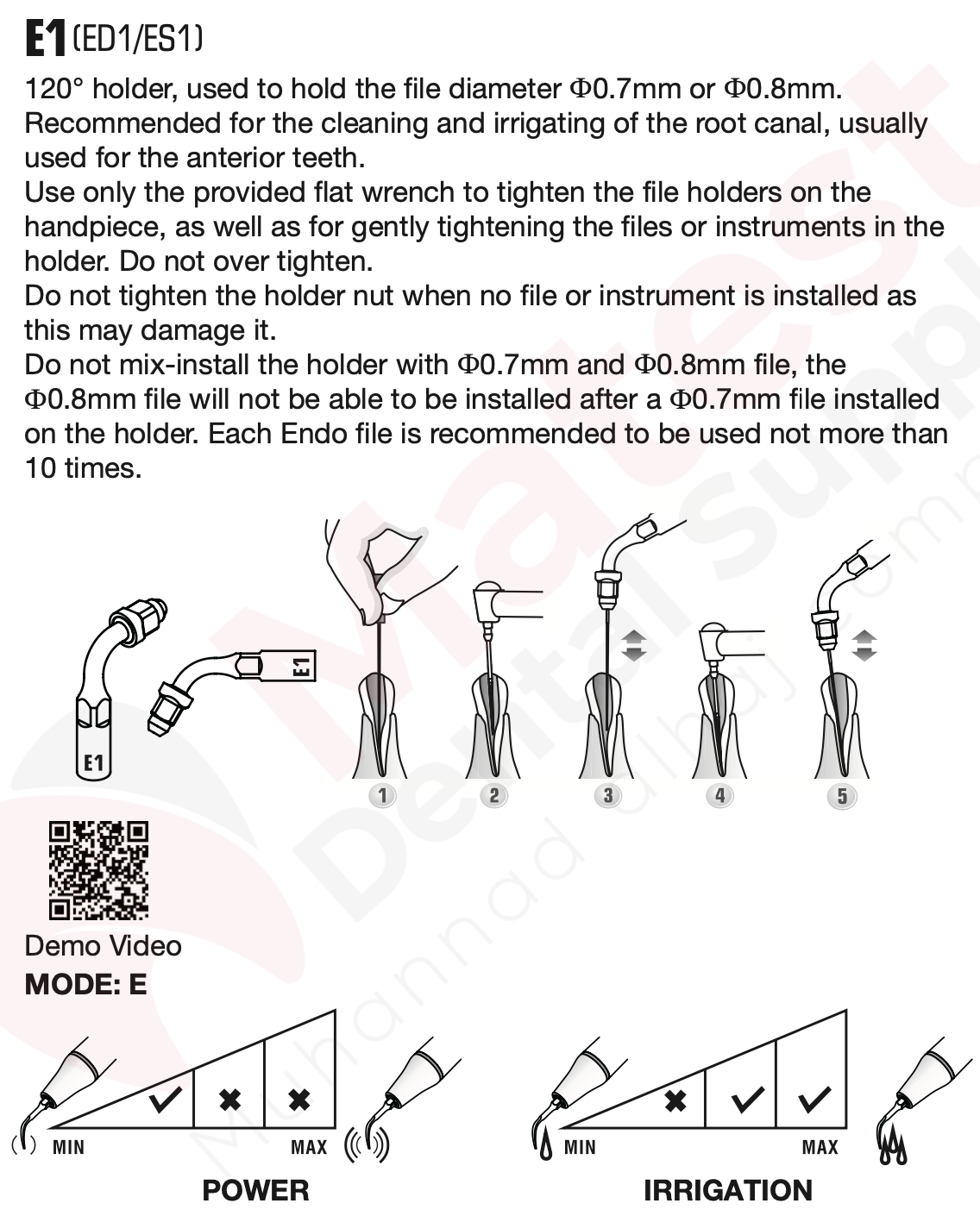 Woodpecker Endodontic UltraSonic Tips (E)