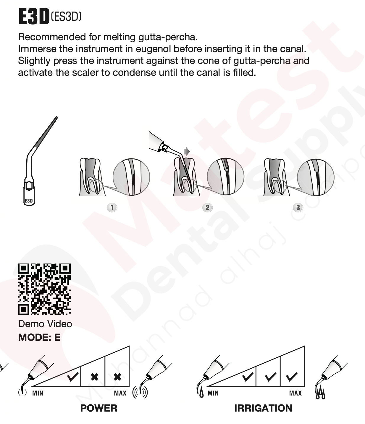 Woodpecker Endodontic UltraSonic Tips (E)