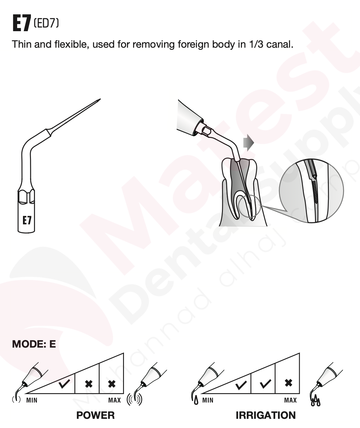 Woodpecker Endodontic UltraSonic Tips (E)