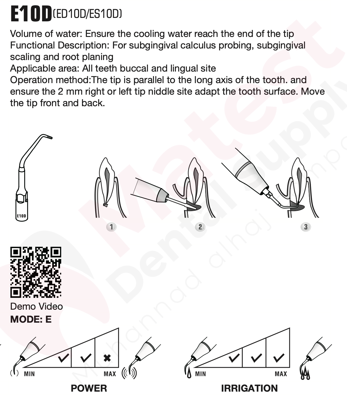 Woodpecker Endodontic UltraSonic Tips (E)