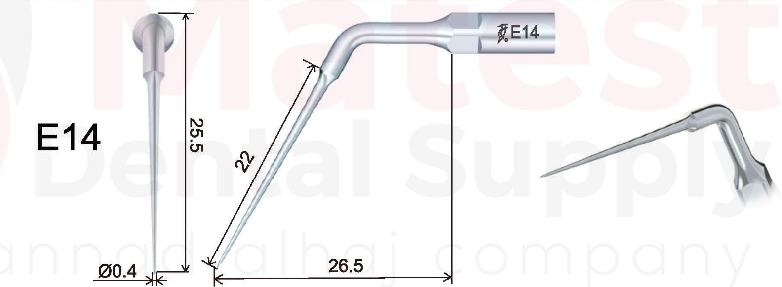 Woodpecker Endodontic UltraSonic Tips (E)