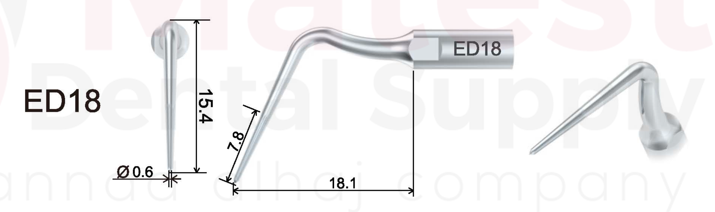 Woodpecker Endodontic UltraSonic Tips (E)