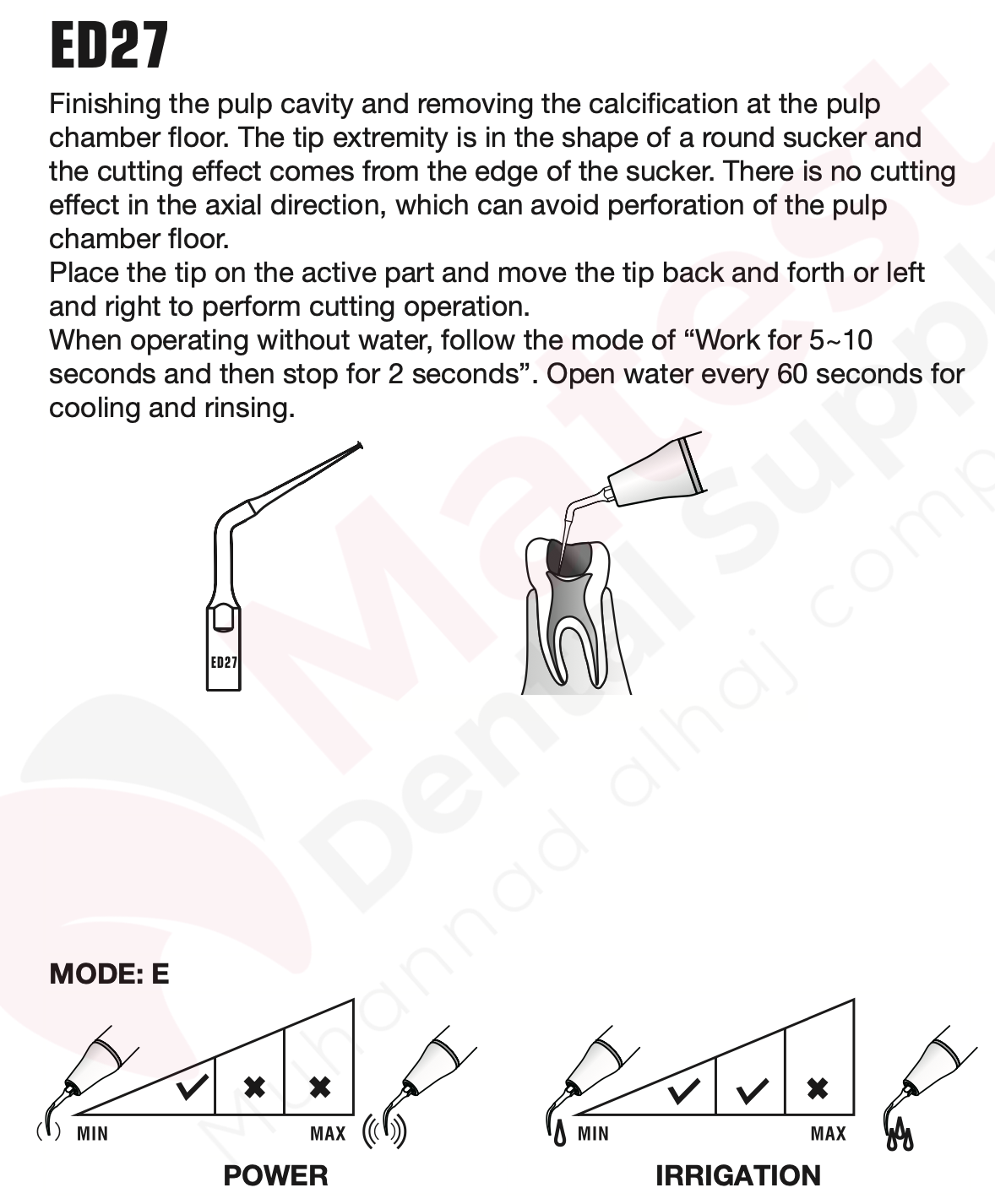 Woodpecker Endodontic UltraSonic Tips (E)