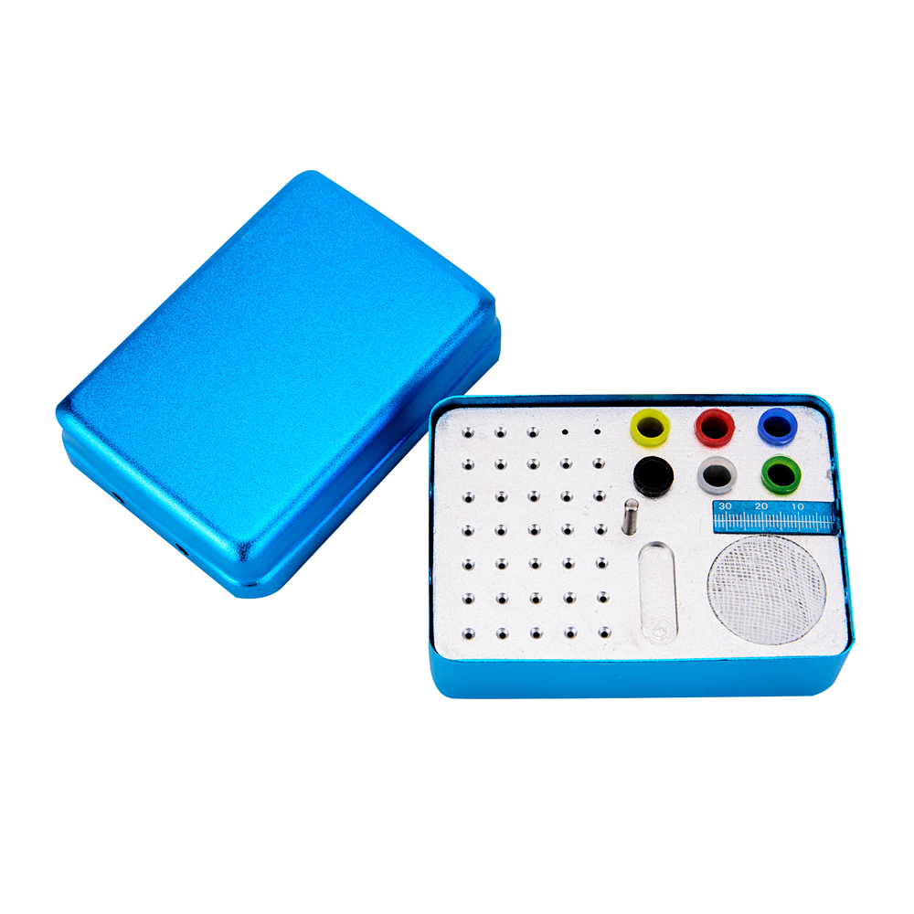 Endo Disinfection Box With Ruler - 35 Holes