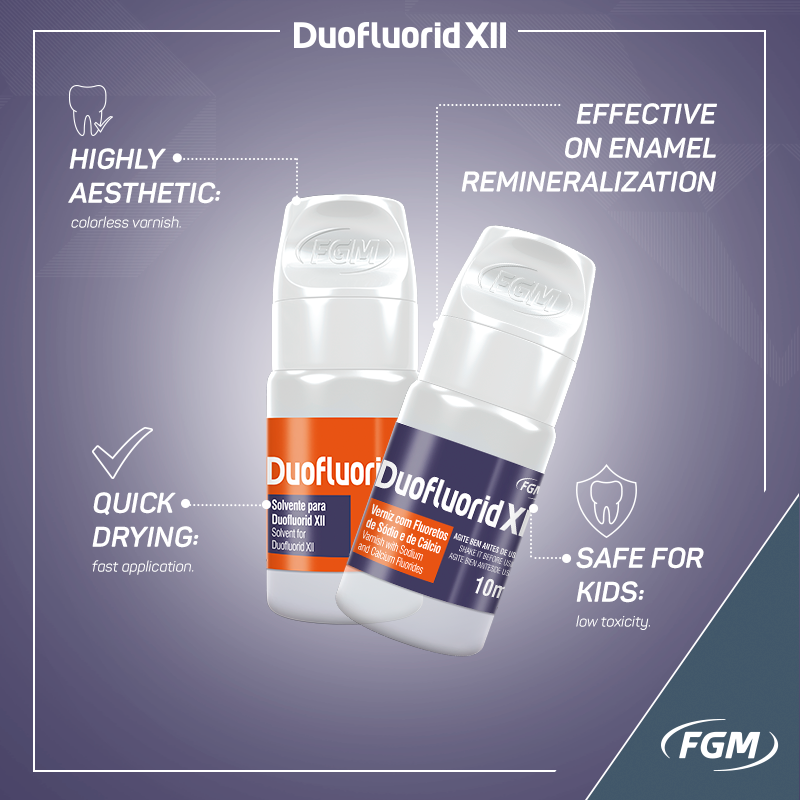 DUOFLUORID XII - Varnish With Sodium And Calcium Fluoride