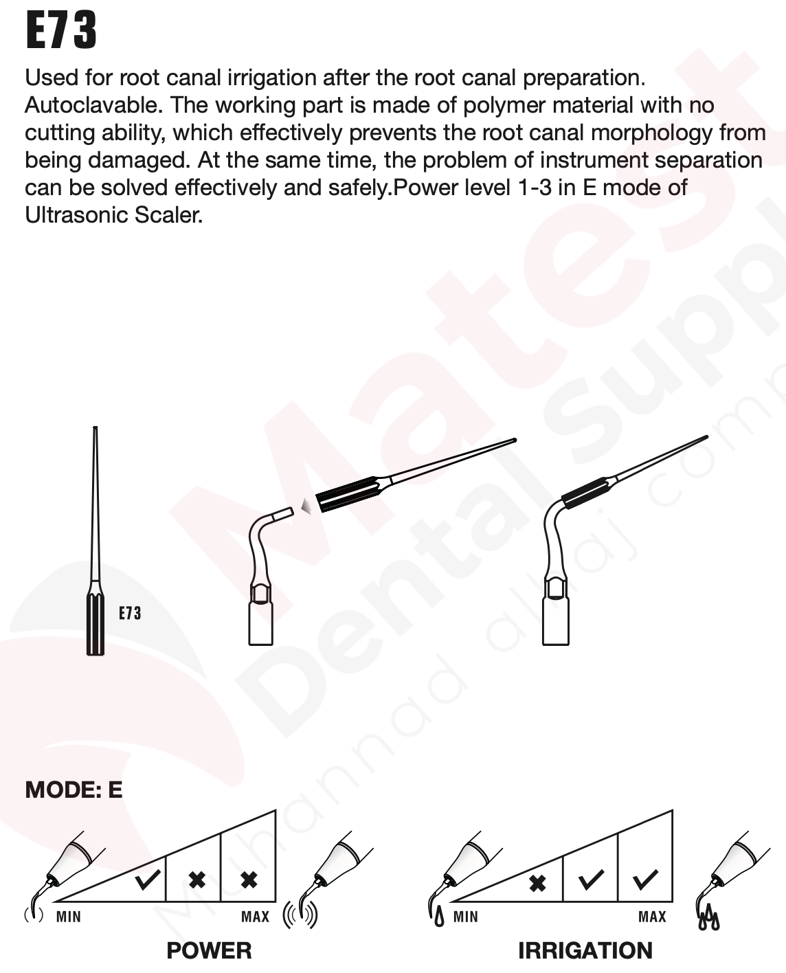 Woodpecker Endodontic UltraSonic Tips (E)