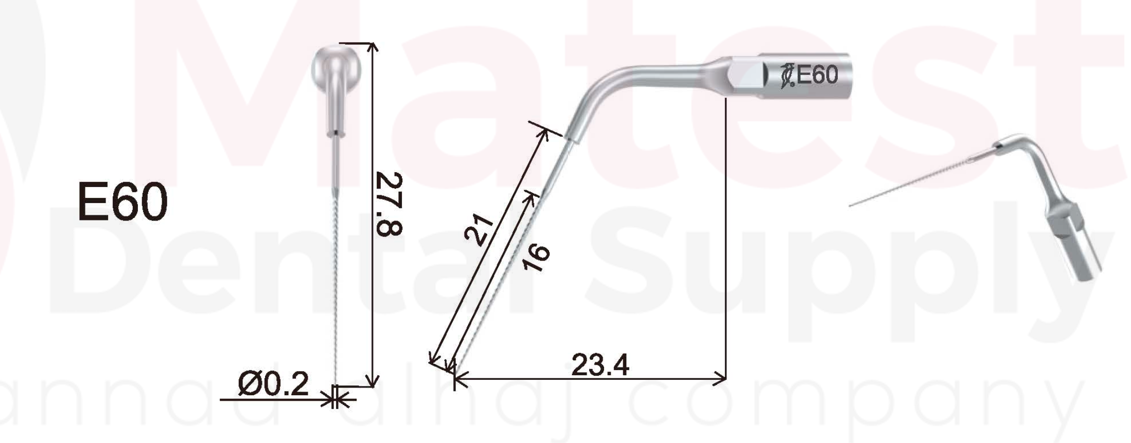 Woodpecker Endodontic UltraSonic Tips (E)