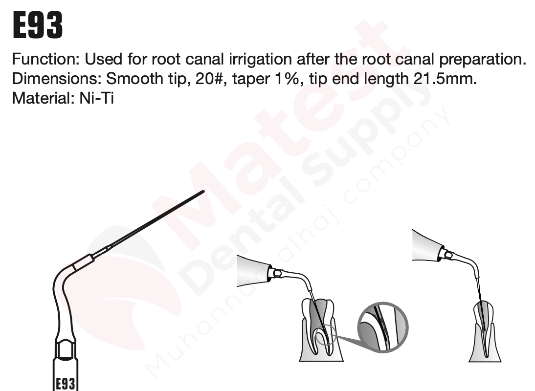 Woodpecker Endodontic UltraSonic Tips (E)