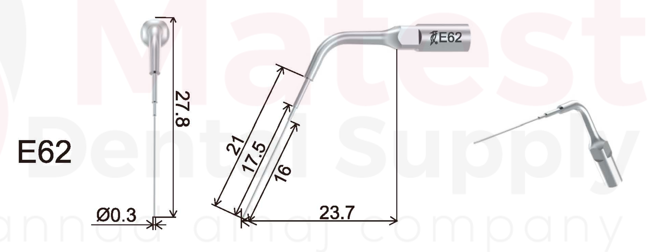 Woodpecker Endodontic UltraSonic Tips (E)