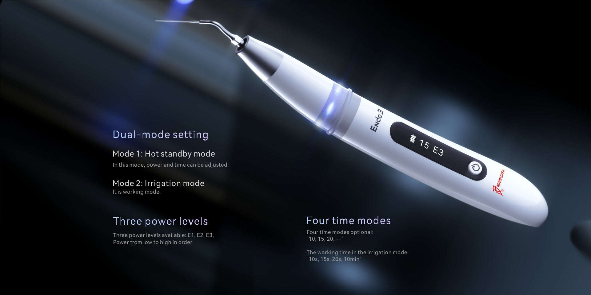 Woodpecker- Endo 3 Ultrasonic Endo Activator Device