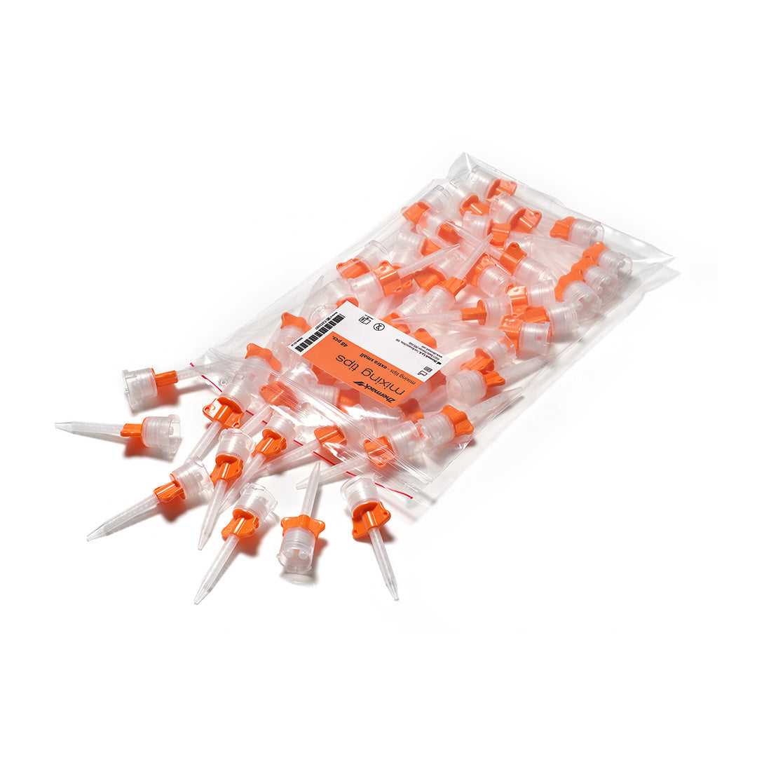 Orange Extra Small Mixing Tips- 48 pcs