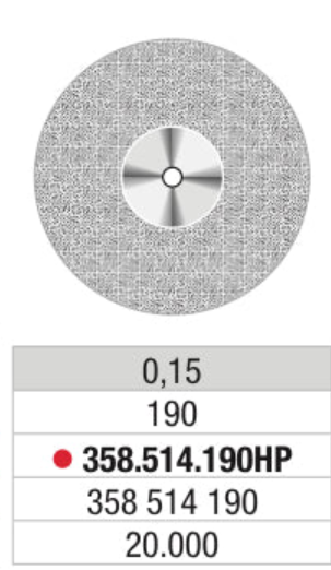 Diamond disc (superflex) for ceramics