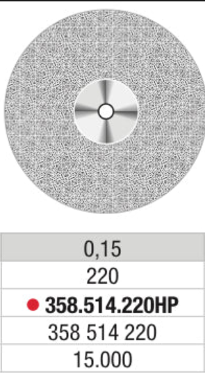 Diamond disc (superflex) for ceramics