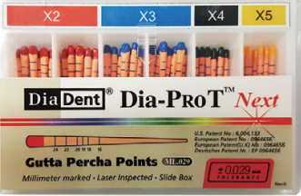 Dia-ProT Next Gutta Percha  Points Marked