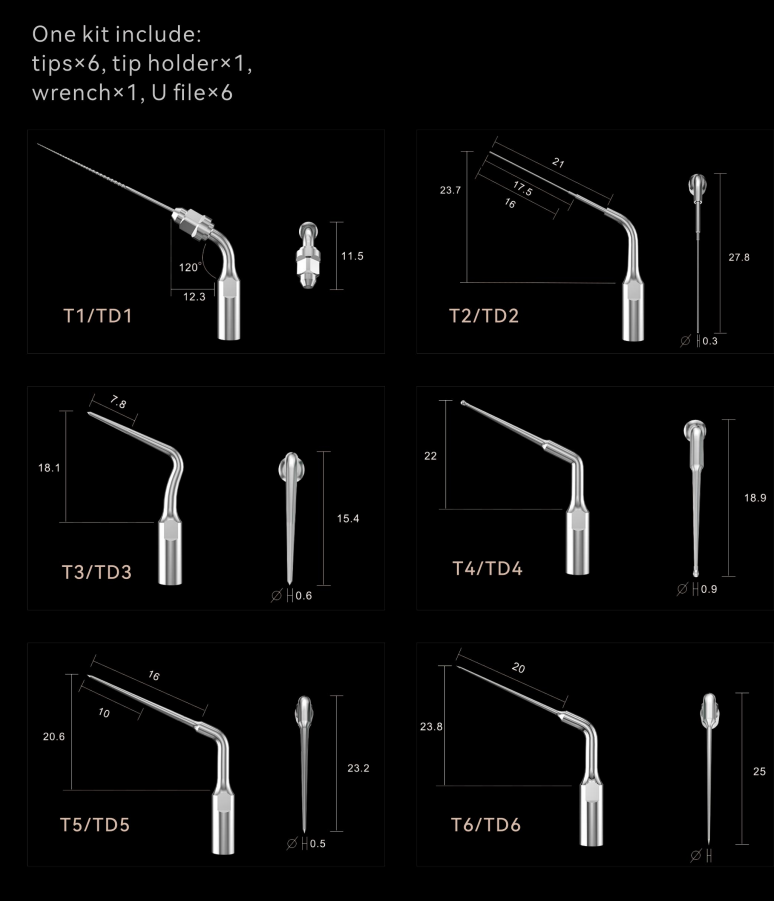 Dr Talal Endo Kit Ultrasonic Endodontic Tips