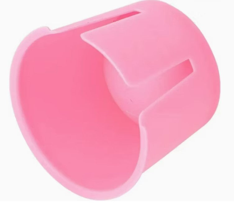 PLASTIC DAPPEN DISH-RED