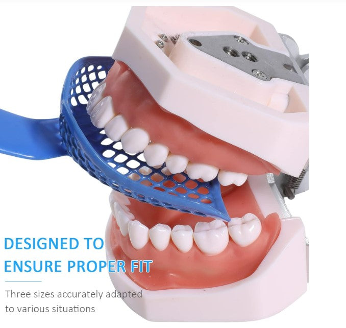 EDENTULOUS IMPRESSION TRAYS - METAL-LARGE