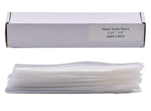 PLASTIC SCALER HANDLE SLEEVES 1-3/5 x8 500 PCS