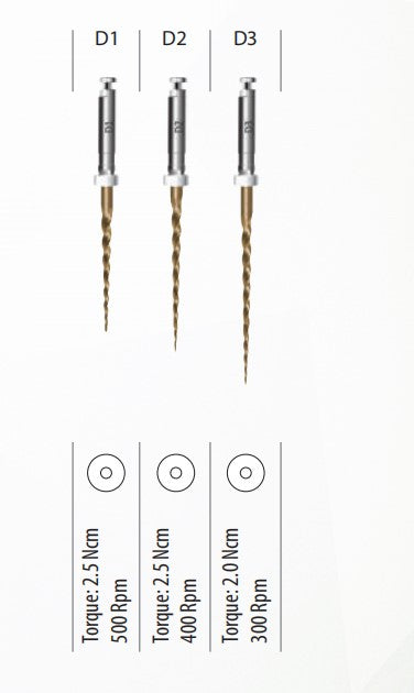 EndoArt Retreatment Rotary Files