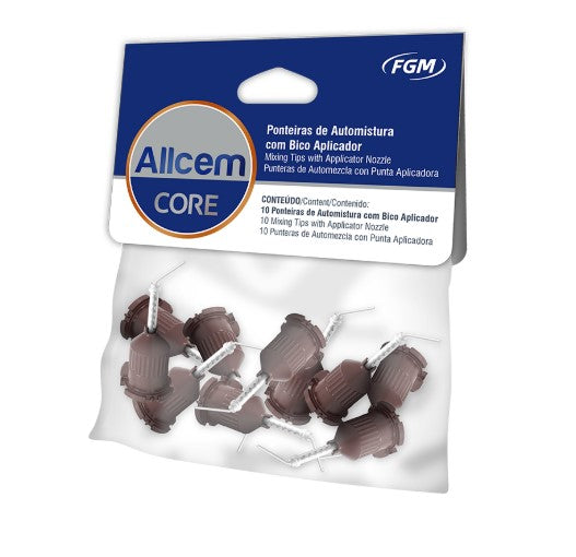 Allcem Core - MIXING TIPS WITH APPLICATOR NOZZLE - 10 PCs