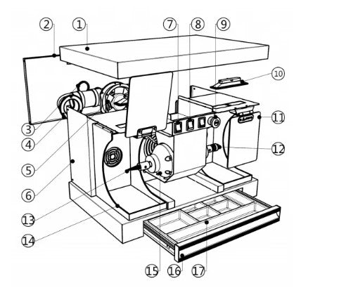 Desktop Grinding Polishing Machine JT-60