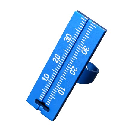 Endo Ruler Finger Type - Stainless Steel