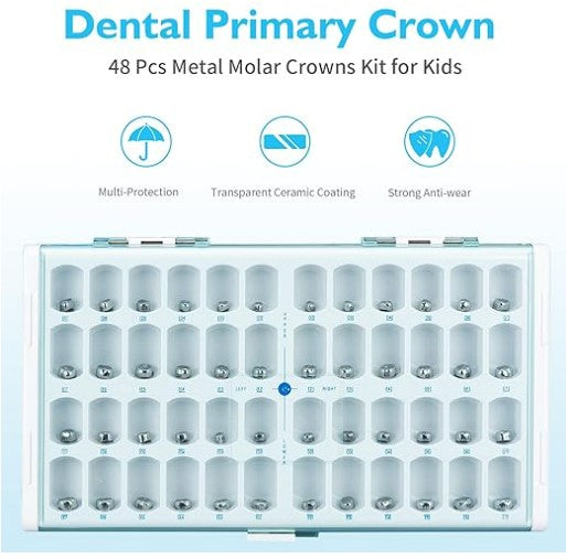 PRIMARY MOLAR CROWN - KIDS 96 PCS