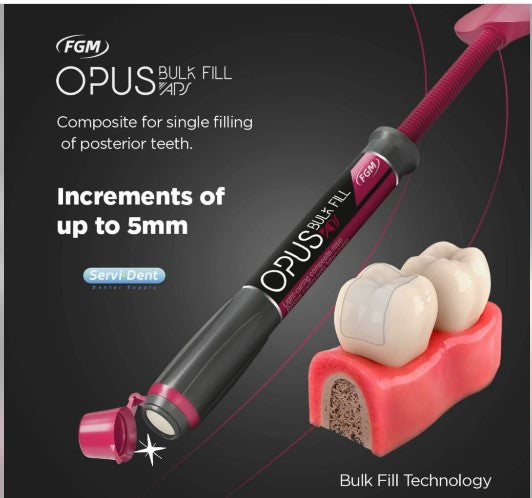 OPUS BULK FILL APS- Light Curing Composite With Low-Shrinkage Stress.