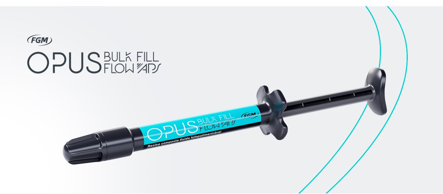 Opus Bulk Fill Flow APS - Flowable light-curing composite with low-shrinkage stress.