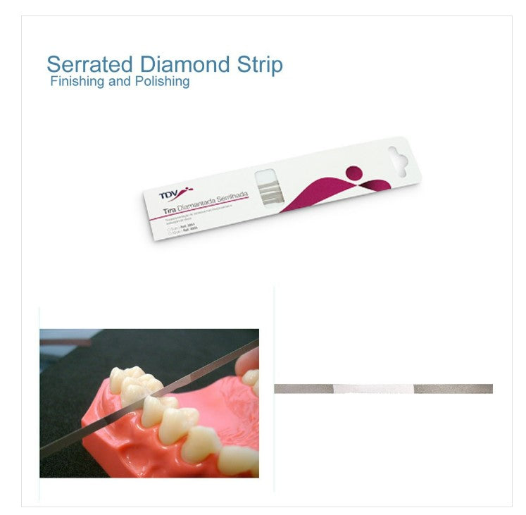 Serrated Diamond Strip- Diamond Strip With Serrated Neutral Center