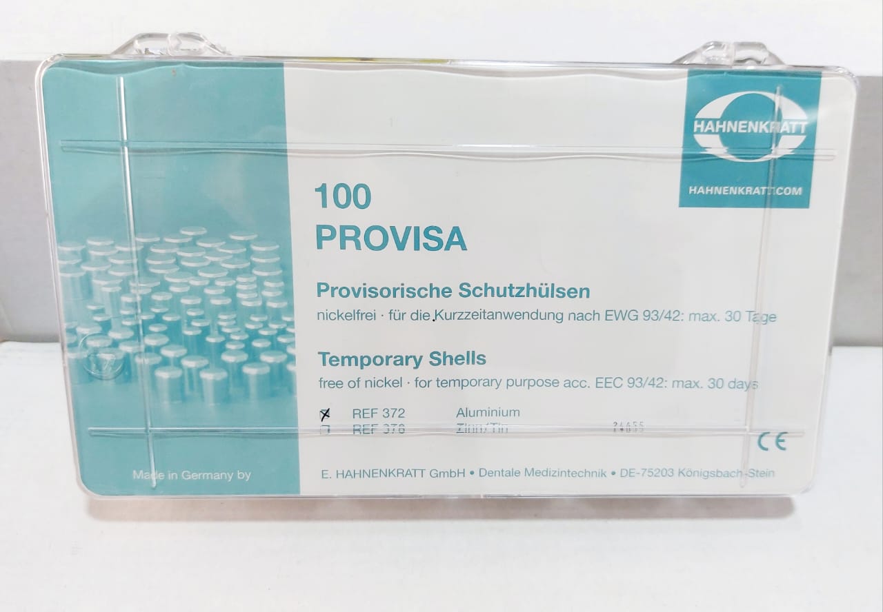 PROVISA- ALUMINIUM TEMPORARY SHELLS KIT- FREE OF NICKEL