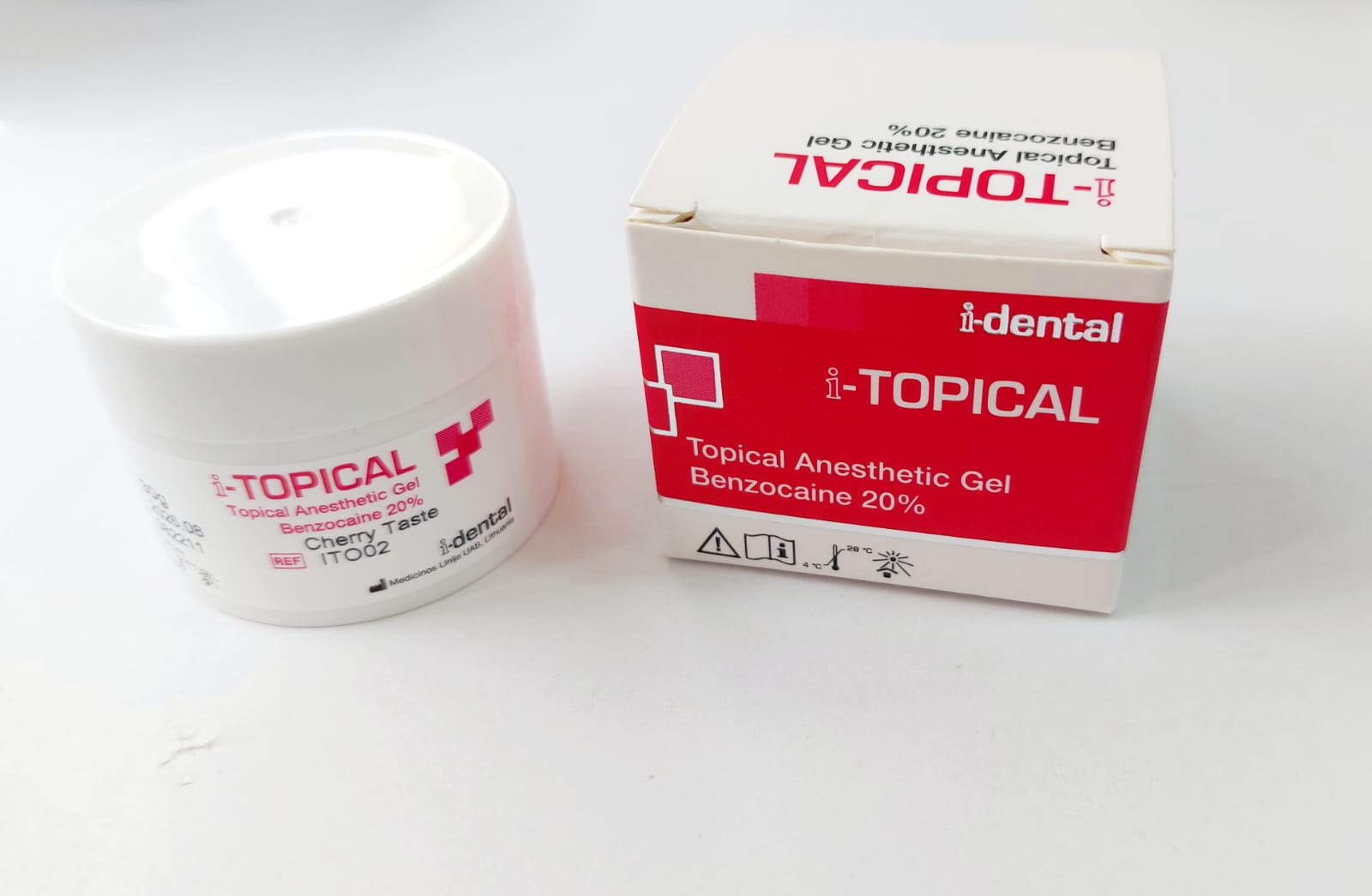 i-TOPICAL- Topical Anesthetic Gel Benzocaine 20%- Cherry Taste 30g