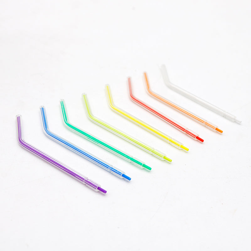 Three Way Syringe Tip Plastic Heart Assorted - 250PCs/BAG