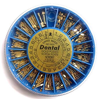 Dental Screw Post Gold