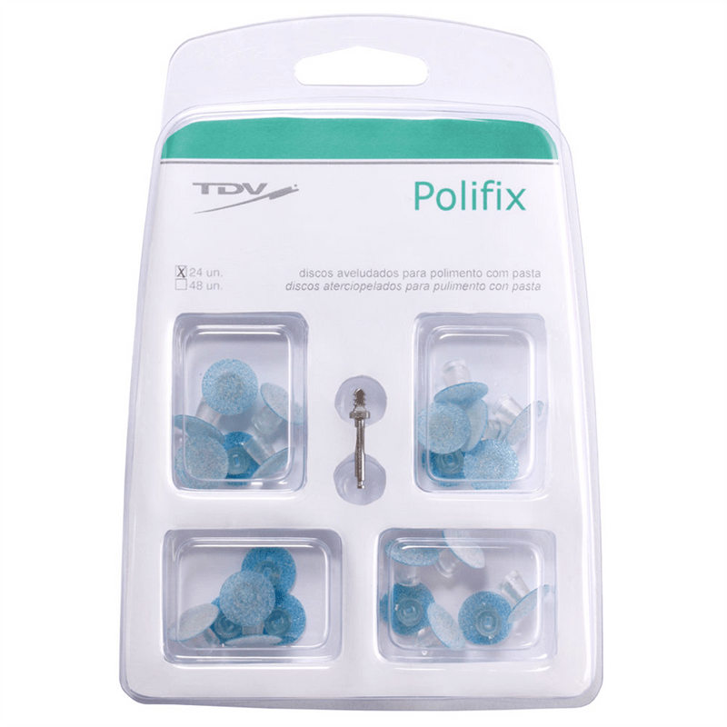 Polifix- Velvety Discs For Polishing With Paste- 24 PCs