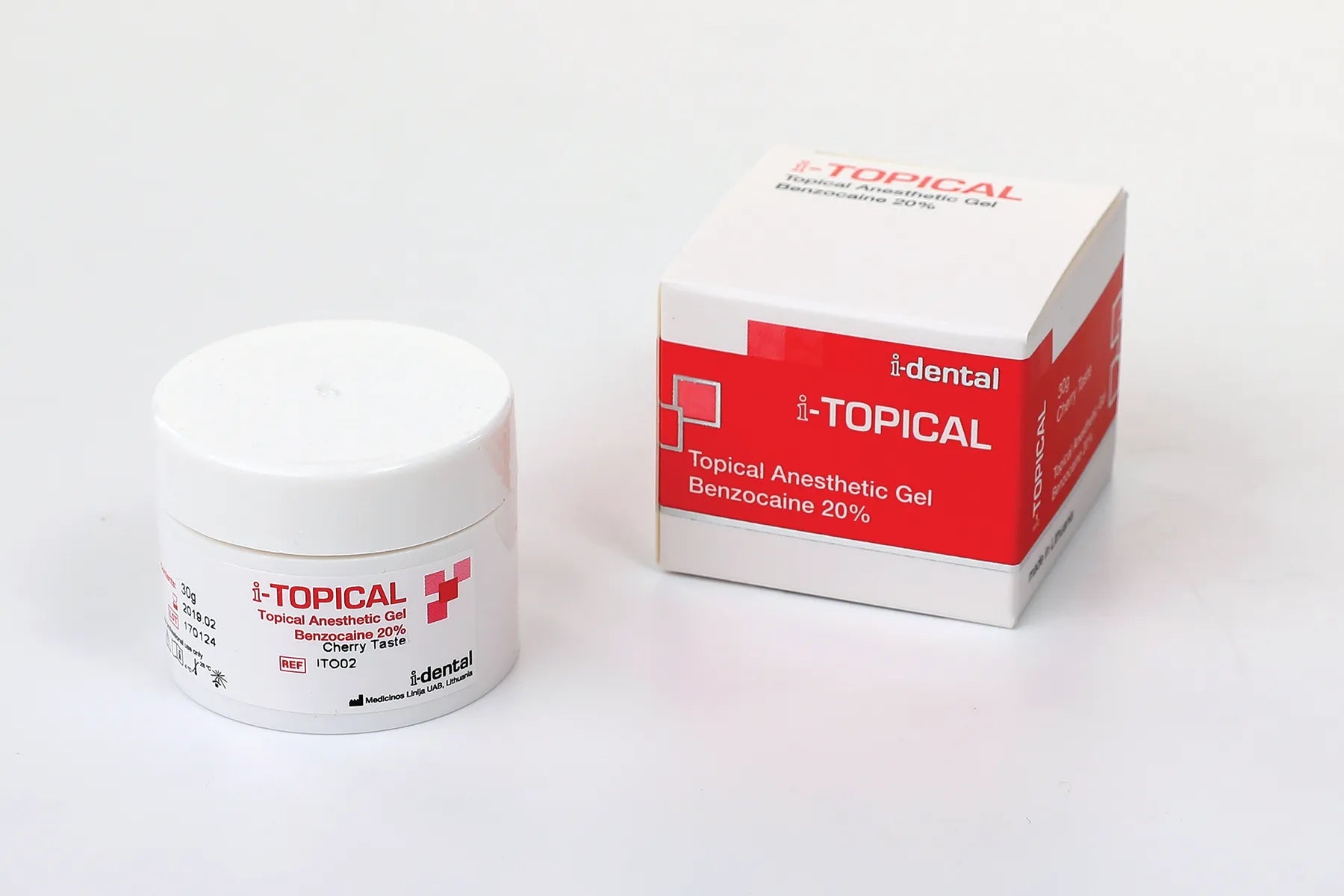 i-TOPICAL- Topical Anesthetic Gel Benzocaine 20%- Cherry Taste 30g