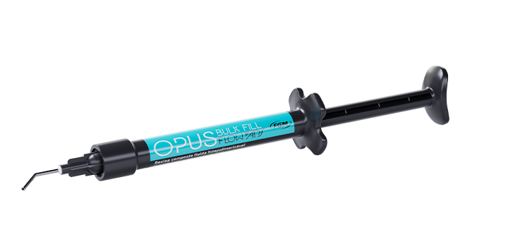 Opus Bulk Fill Flow APS - Flowable light-curing composite with low-shrinkage stress.