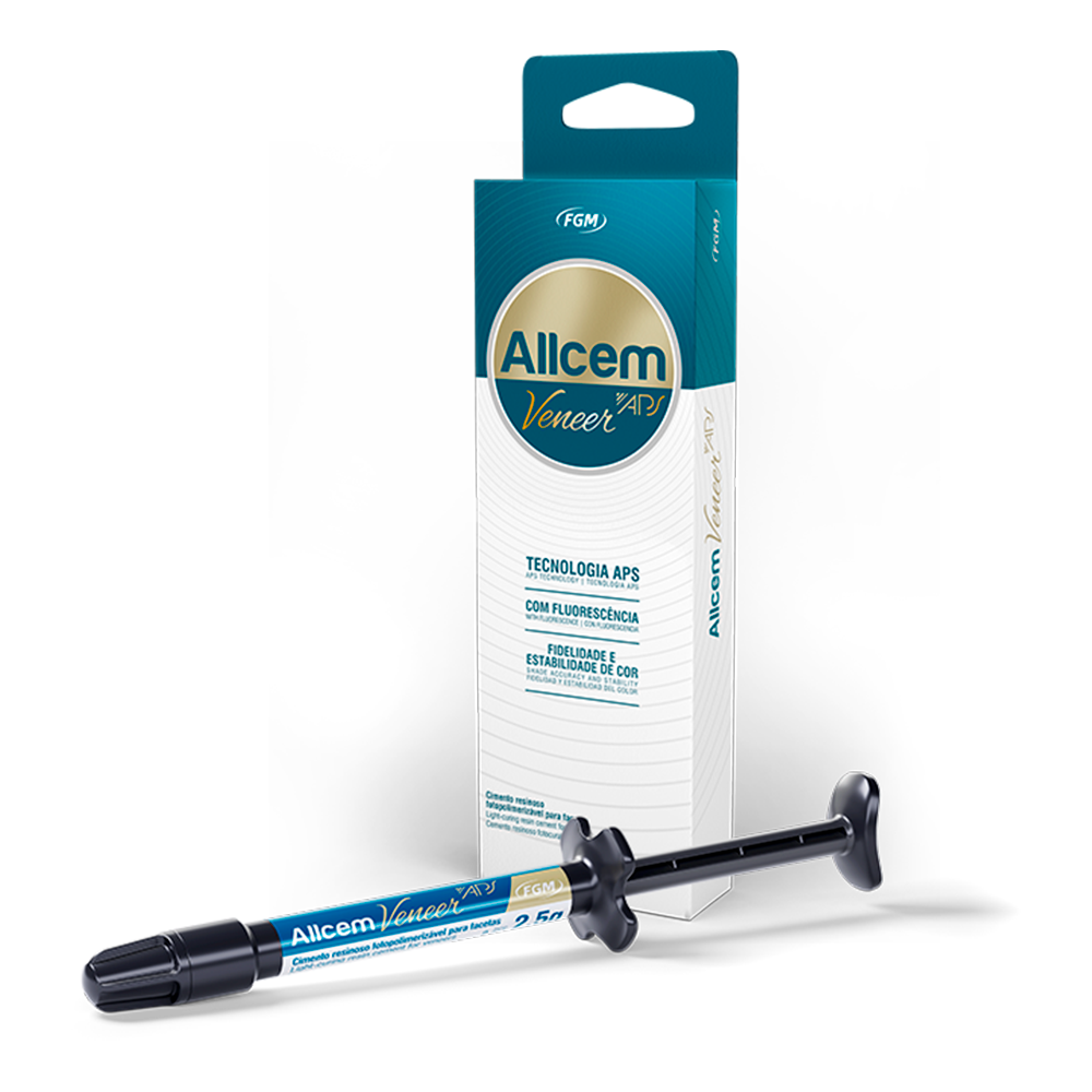 Allcem Veneer APS - Light-curing Resin Cement For Veneers & No-prep Veneers.