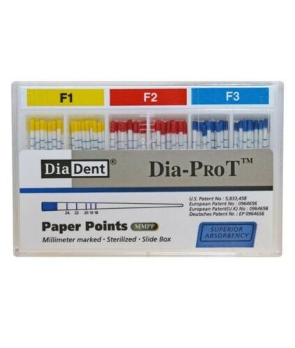 Dia-ProT Paper Points Millimeter Marked Root Canal Filling Material