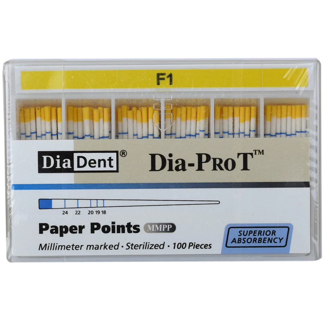 Dia-ProT Paper Points Millimeter Marked Root Canal Filling Material