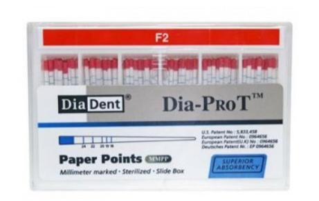 Dia-ProT Paper Points Millimeter Marked Root Canal Filling Material