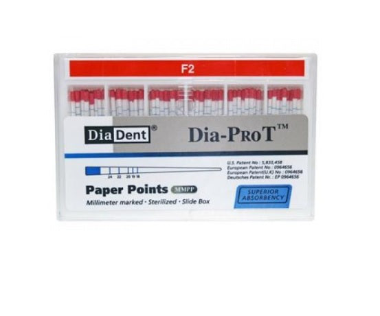 Dia-ProT Paper Points Millimeter Marked Root Canal Filling Material