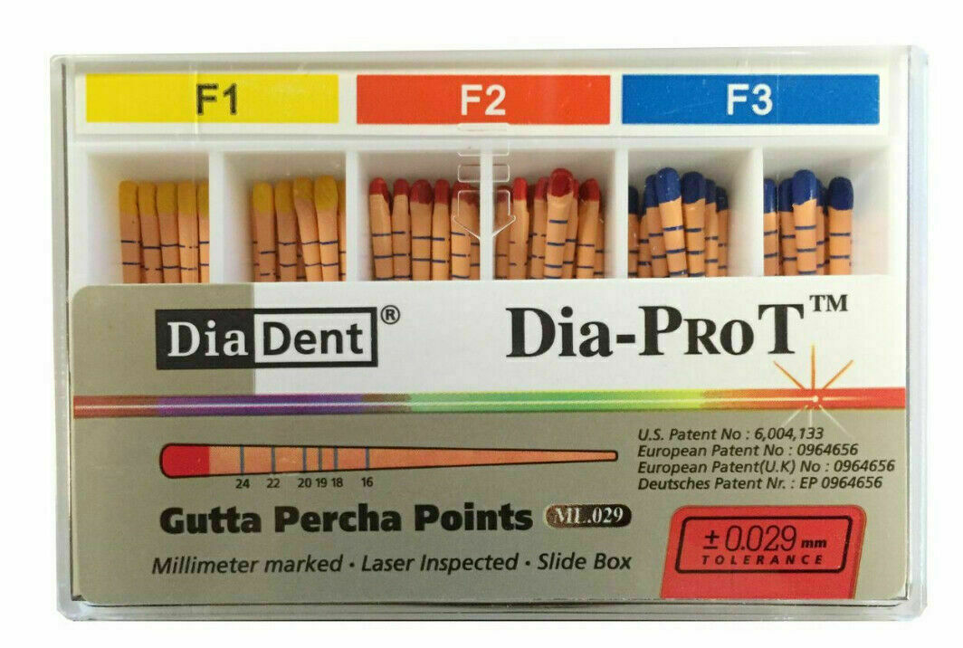 Dia-ProT plus Gutta Percha Points Millimeter Marked Root Canal Filling Material