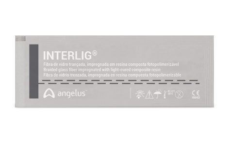 INTERLIG  - BRAIDED GLASS FIBER  IMPREGNATED WITH LIGHT-CURED COMPOSITE RESIN