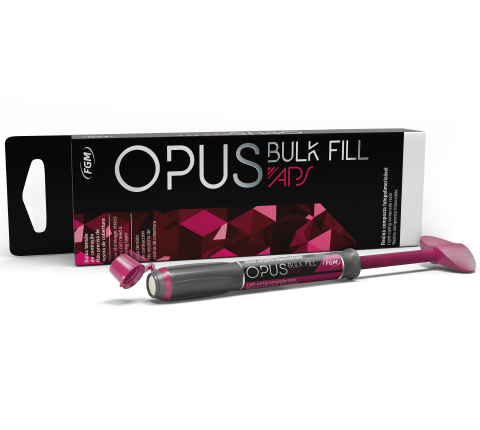 Opus Bulk Fill APS-Light-curing composite with low-shrinkage stress.