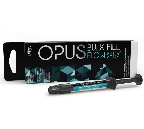 Opus Bulk Fill Flow APS - Flowable light-curing composite with low-shrinkage stress.