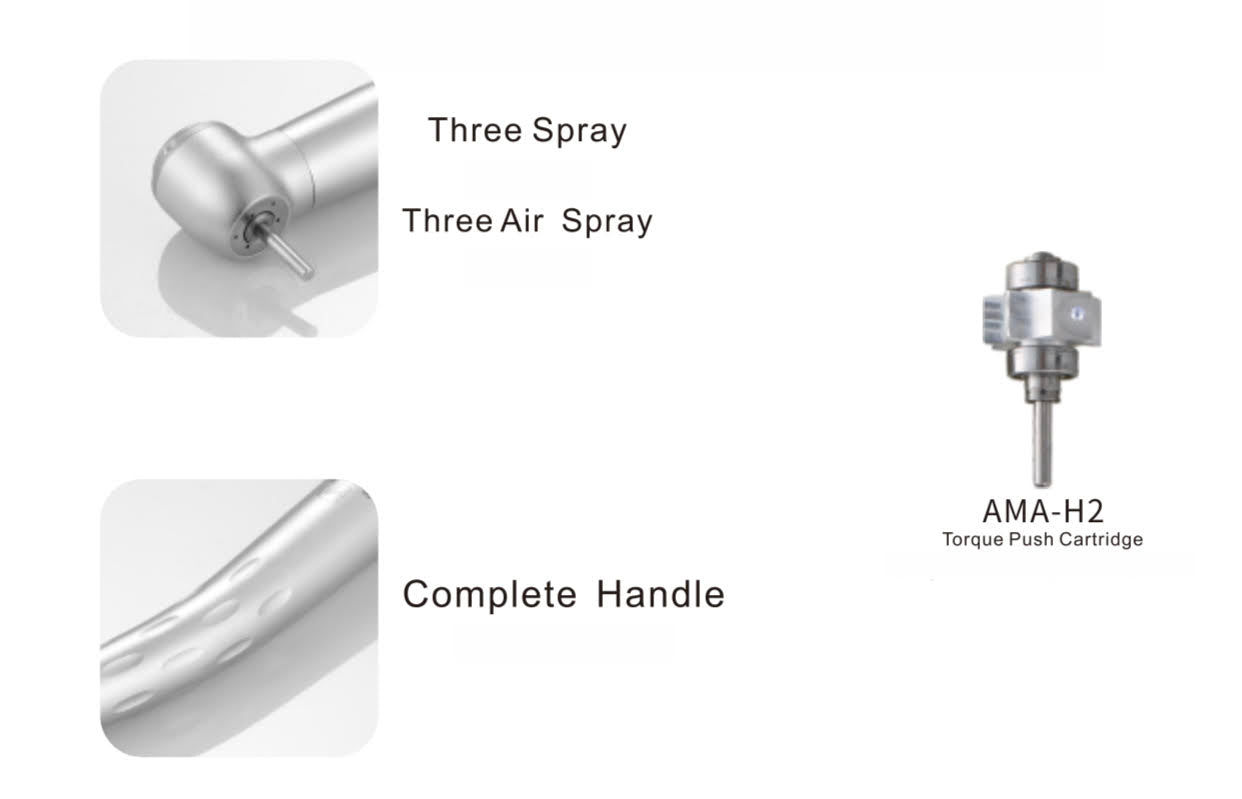 Six Way Spray Max Push Handpiece